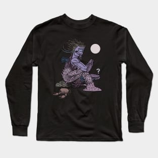 Contemplative Beach Lobster Long Sleeve T-Shirt